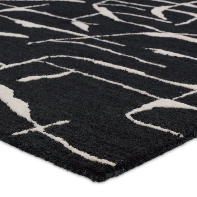 Jaipur Mallino By Nikki Chu Noir Mnk01 Black/White Rug.