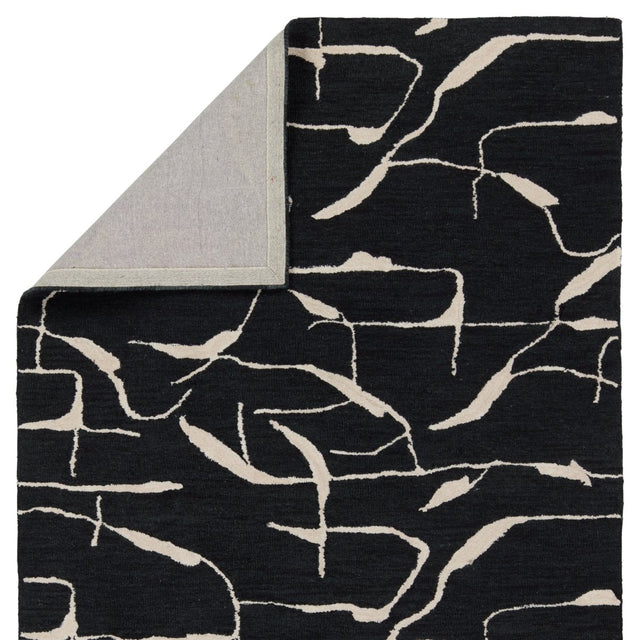 Jaipur Mallino By Nikki Chu Noir Mnk01 Black/White Rug.