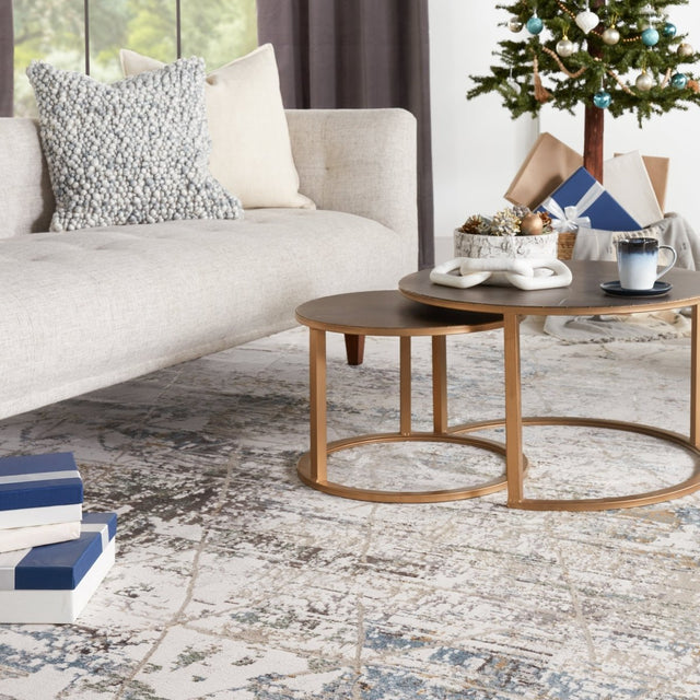 Jaipur Melo Arya Mel10 Gray Rug.