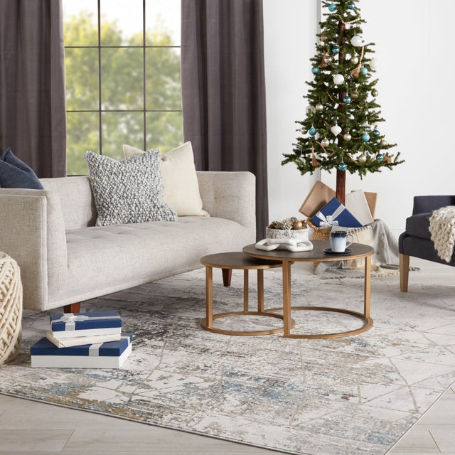 Jaipur Melo Arya Mel10 Gray Rug.