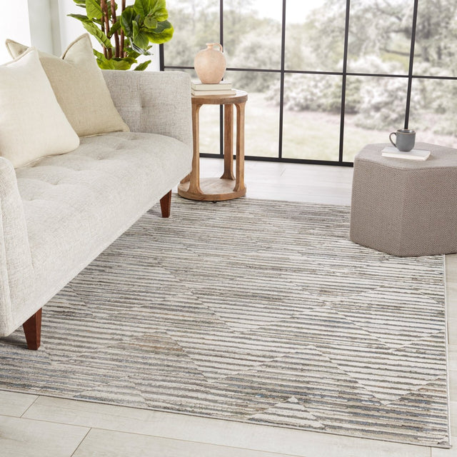 Jaipur Melo Wilmot Mel03 Gray Rug.