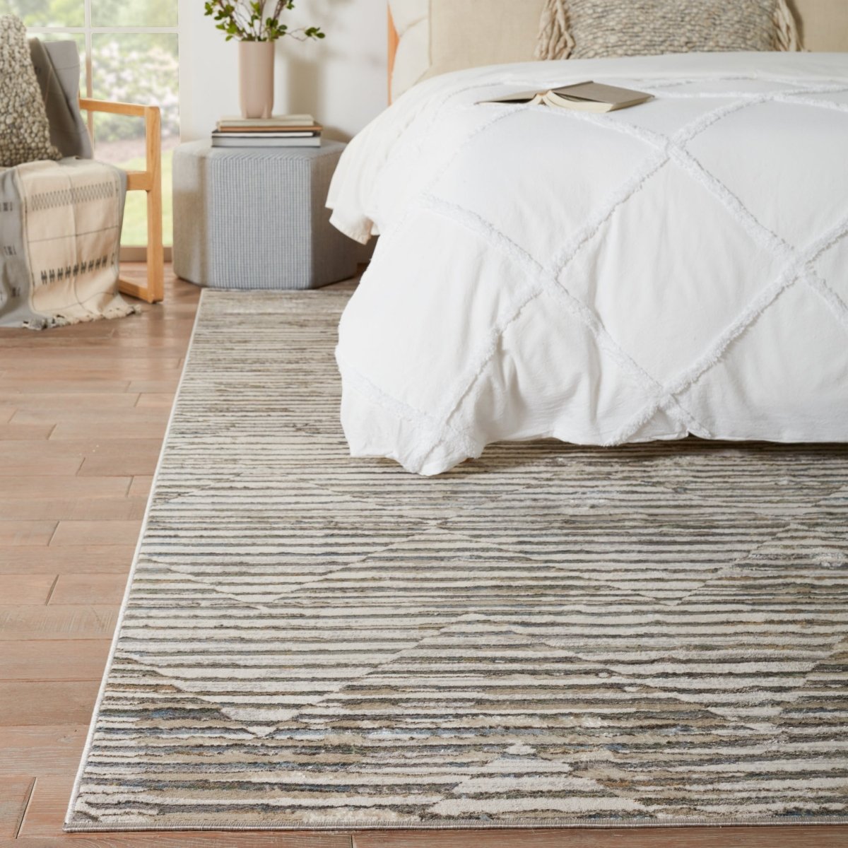 Jaipur Melo Wilmot Mel03 Gray Rug.