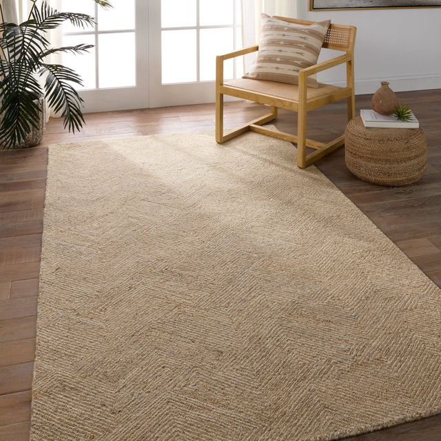 Jaipur Mercia Friesian Mrc03 Tan/Gray Rug.