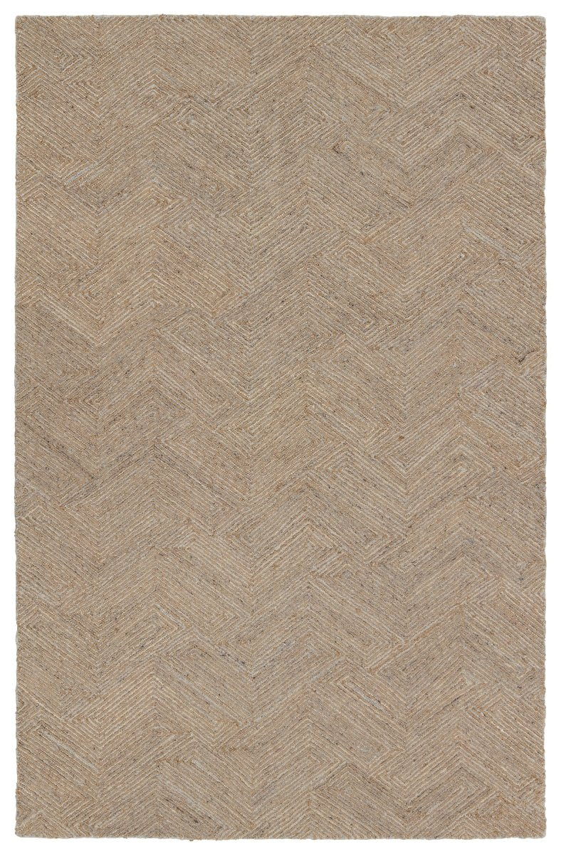 Jaipur Mercia Friesian Mrc03 Tan/Gray Rug.