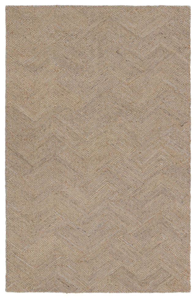 Jaipur Mercia Friesian Mrc03 Tan/Gray Rug.