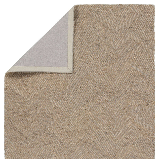 Jaipur Mercia Friesian Mrc03 Tan/Gray Rug.