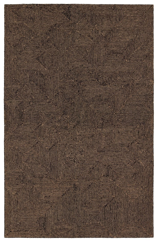Jaipur Mercia Quarion Mrc01 Tan/Black Rug.