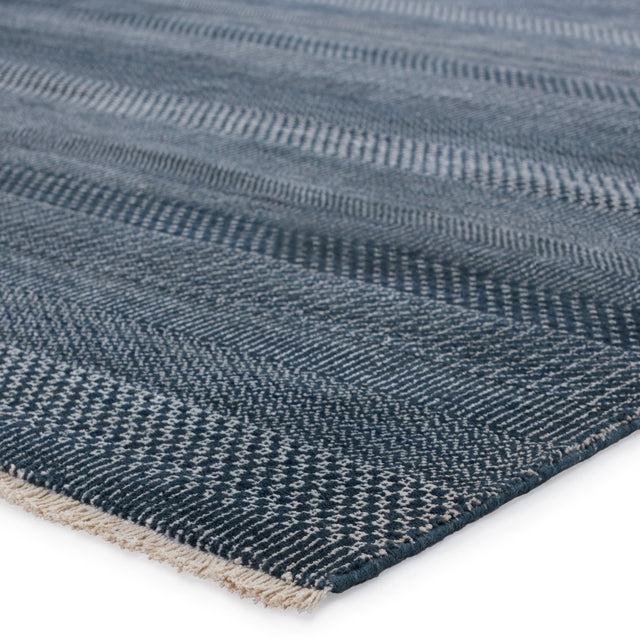 Jaipur Merritt Adler Mer03 Dark Blue/Ivory Rugs.