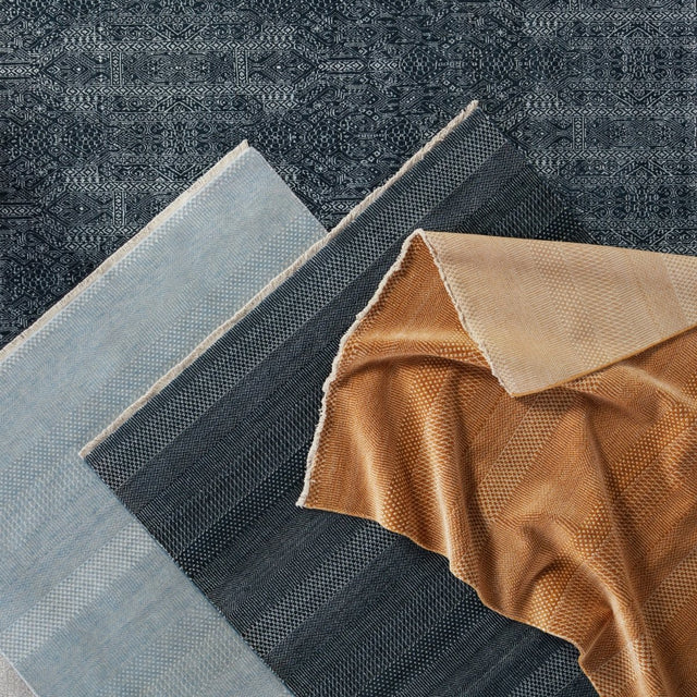 Jaipur Merritt Adler Mer03 Dark Blue/Ivory Rugs.