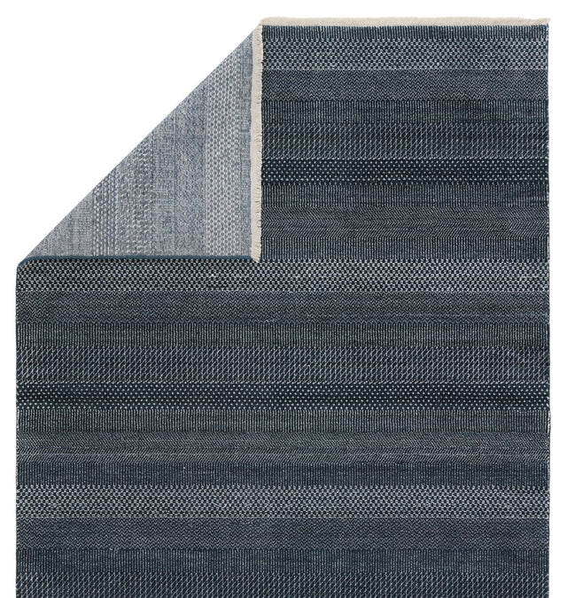 Jaipur Merritt Adler Mer03 Dark Blue/Ivory Rugs.