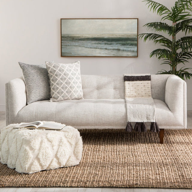 Jaipur Naturals Lucia Achelle Nal03 Taupe/White Rug.