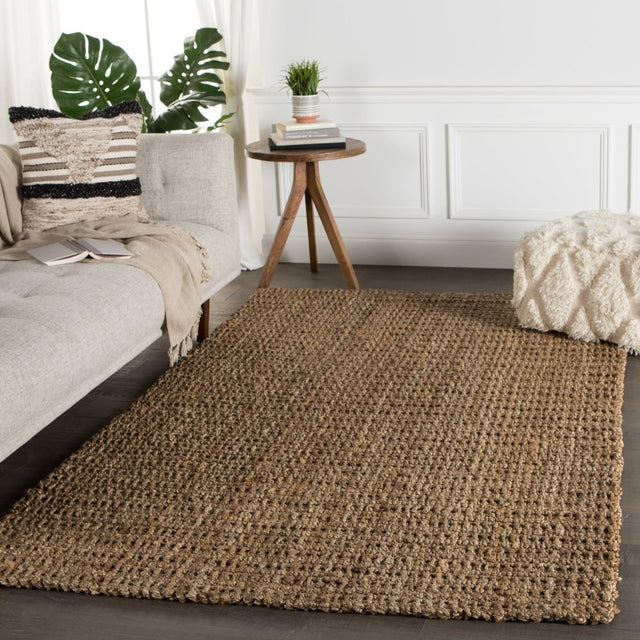 Jaipur Naturals Lucia Achelle Nal03 Taupe/White Rug.