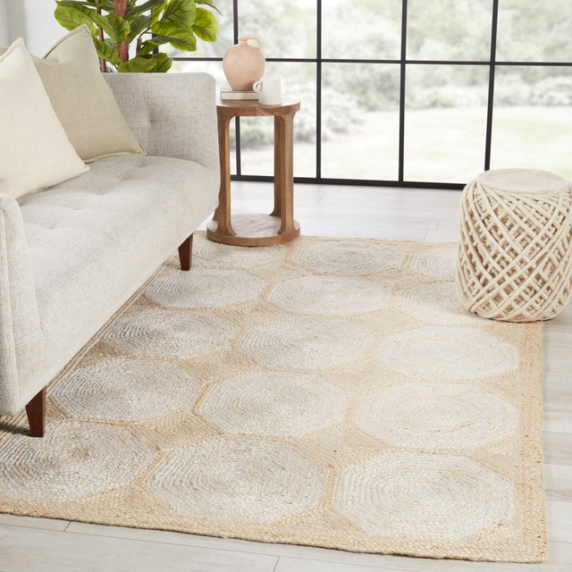 Jaipur Naturals Tobago Fiorita Nat43 Light Beige Rug.