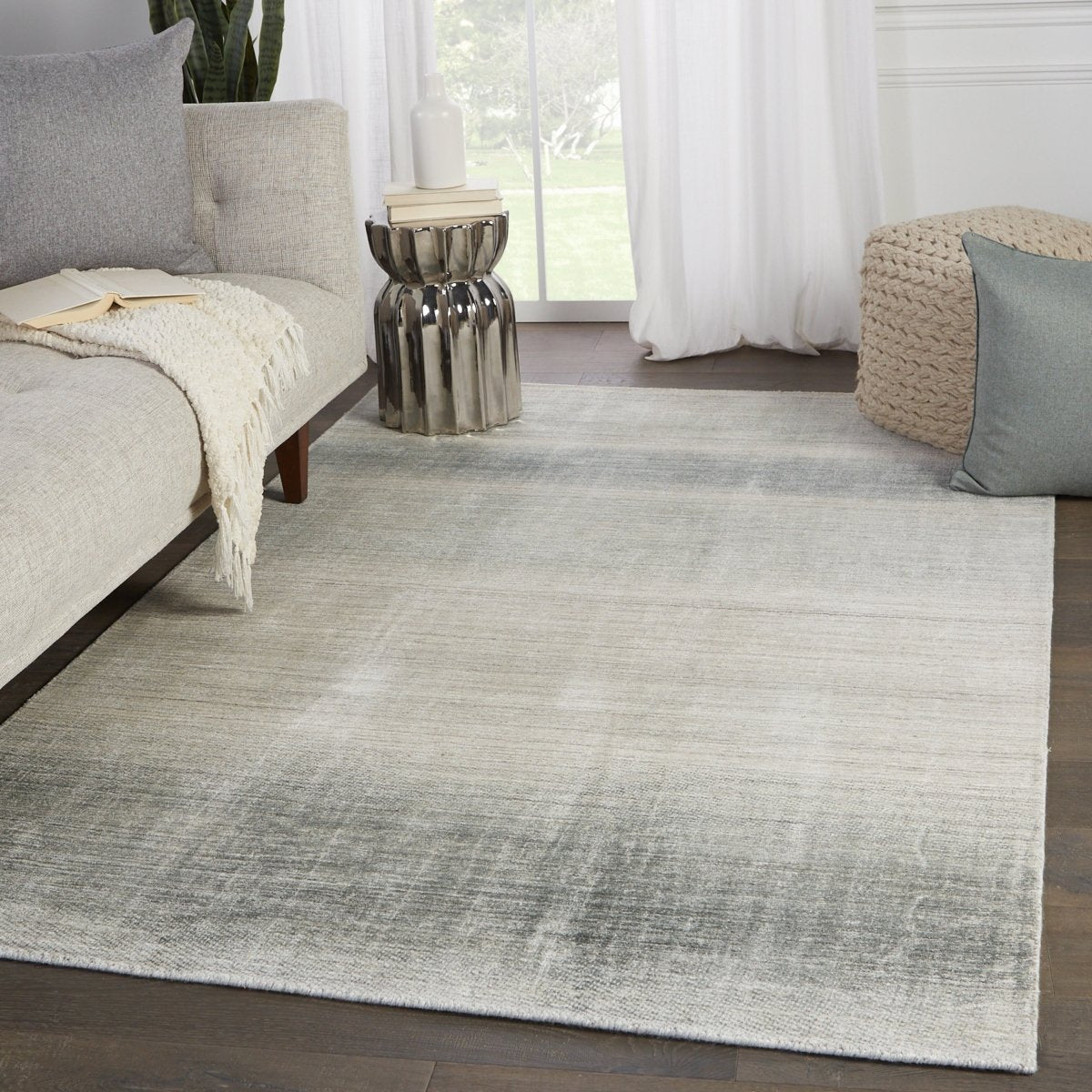 Jaipur Newport By Barclay Butera Bayshores Nbb03 Gray/Beige Rugs.