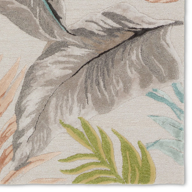 Jaipur Palmas Medley Plm01 Gray/Green Rug.