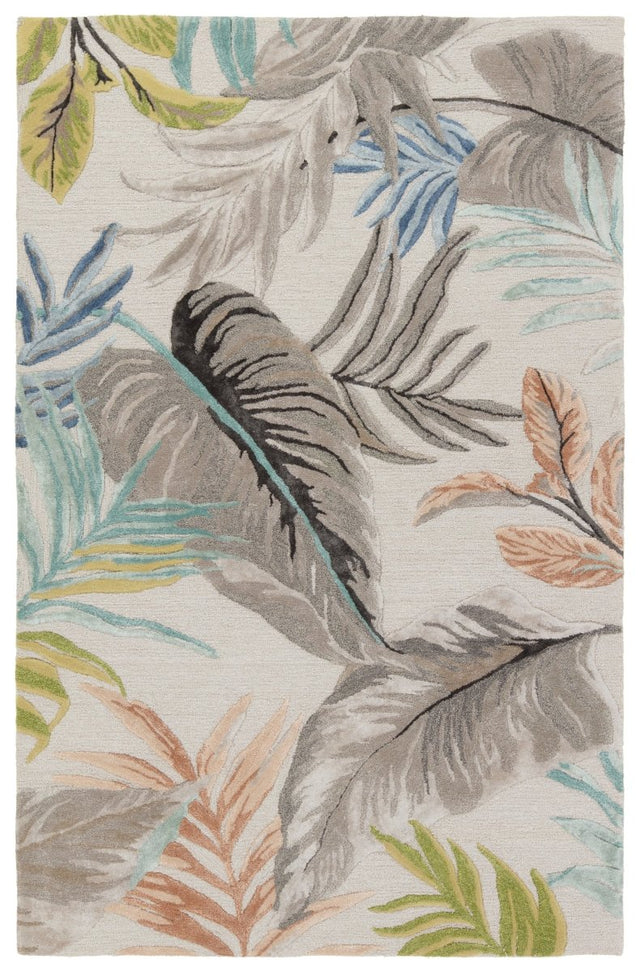 Jaipur Palmas Medley Plm01 Gray/Green Rug.