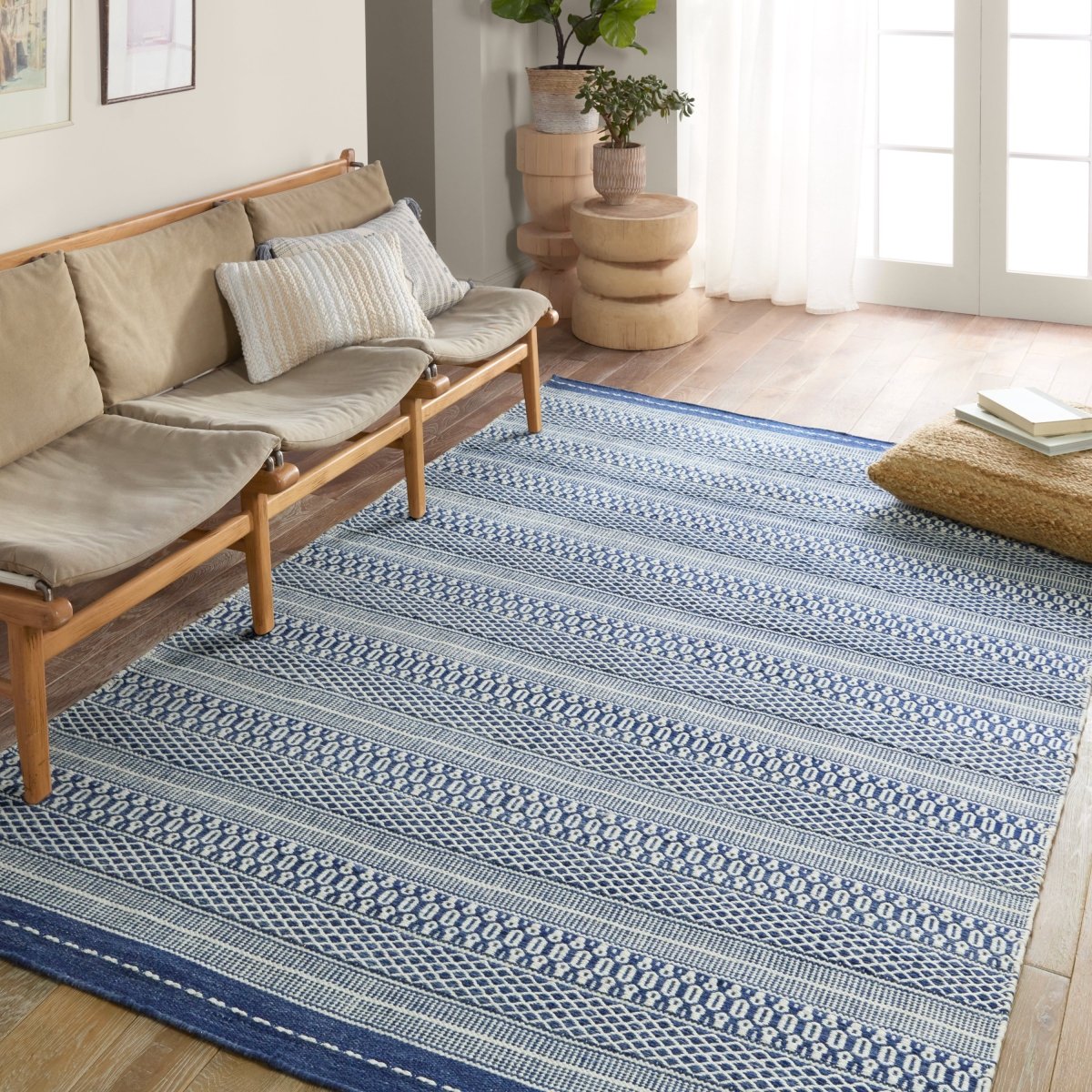 Jaipur Penrose Lenna Pnr06 Blue/White Rug.
