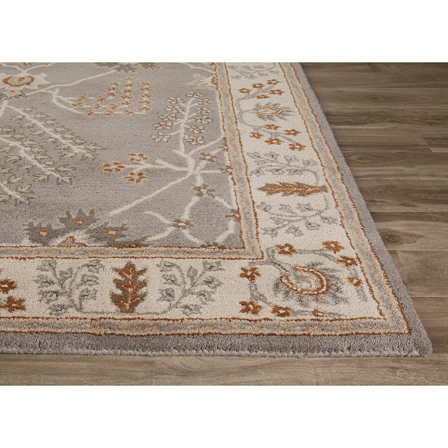 Jaipur Poeme Chambery Pm144 Charcoal Gray / Rainy Day Rugs.