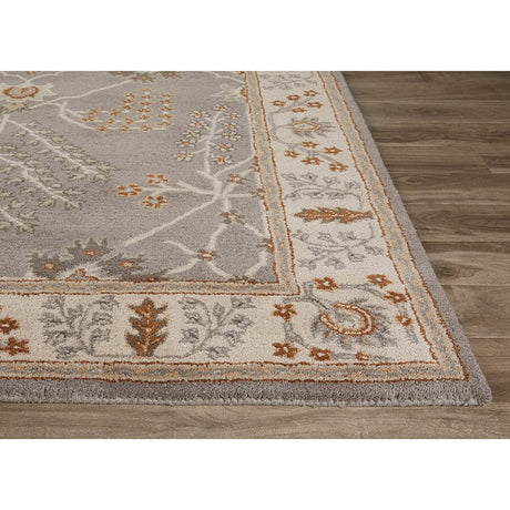 Jaipur Poeme Chambery Pm144 Charcoal Gray / Rainy Day Rugs.