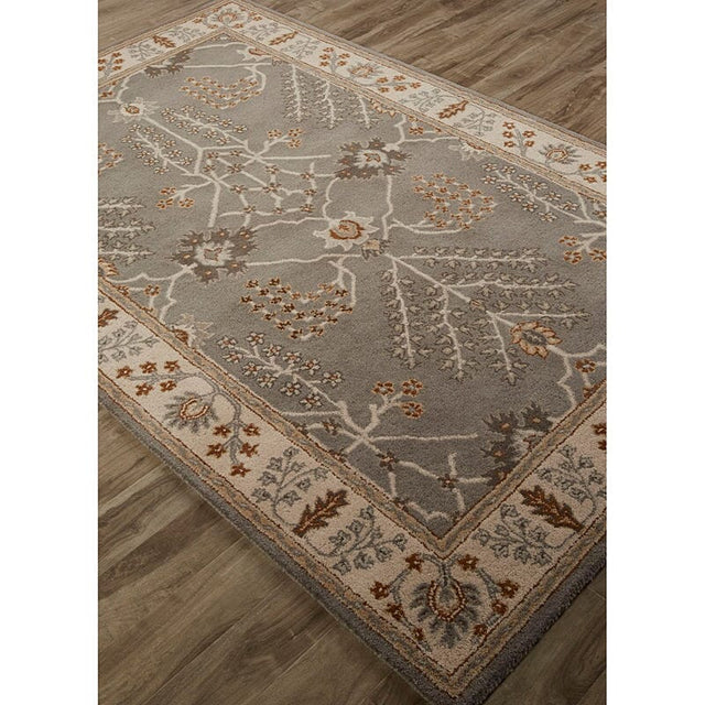 Jaipur Poeme Chambery Pm144 Charcoal Gray / Rainy Day Rugs.