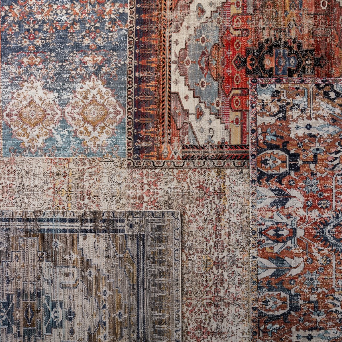 Jaipur Polaris Cicero Pol40 Multicolor/Orange Rugs.