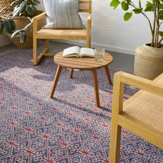 Jaipur Polaris Darlita Pol52 Red/Blue Rug.