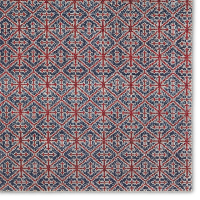 Jaipur Polaris Darlita Pol52 Red/Blue Rug.