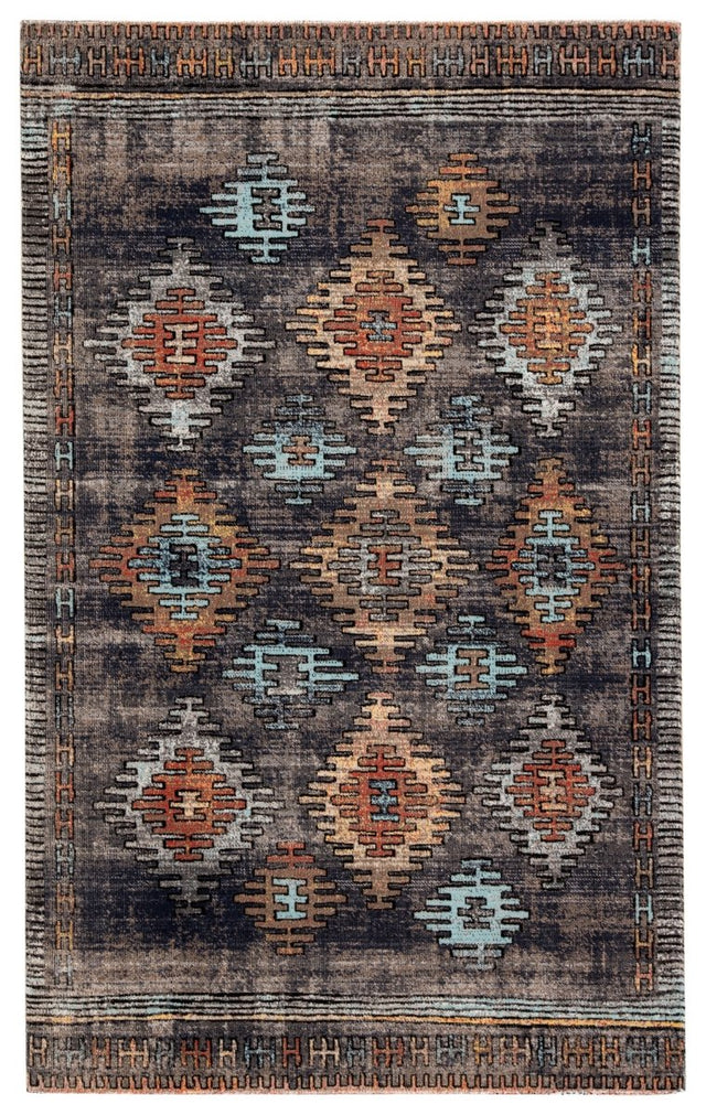 Jaipur Polaris Dez Pol18 Blue/Orange Rug.