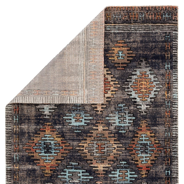 Jaipur Polaris Dez Pol18 Blue/Orange Rug.