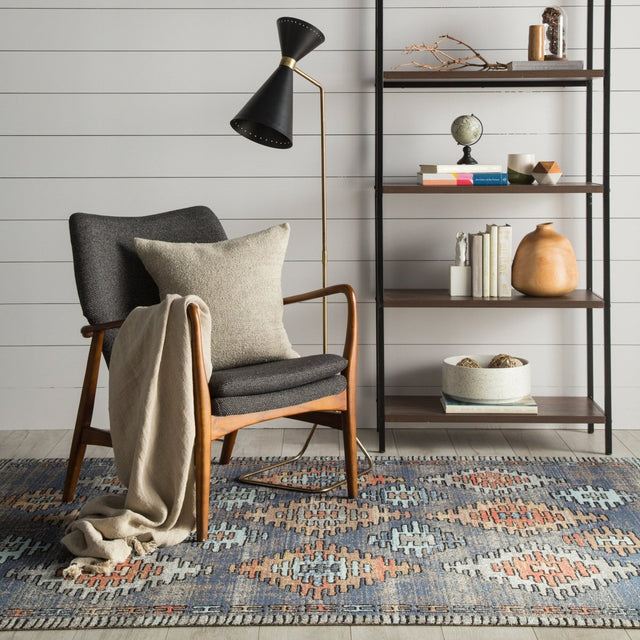 Jaipur Polaris Dez Pol18 Blue/Orange Rug.