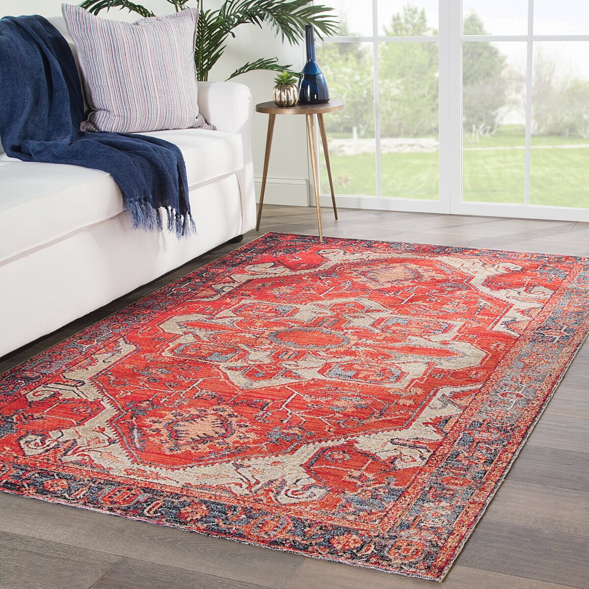 Jaipur Polaris Leighton Pol06 Red Rugs.