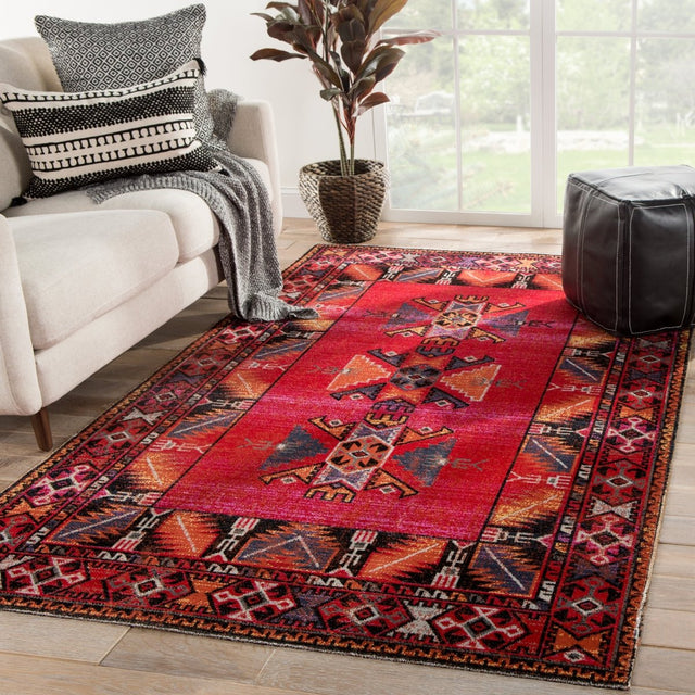 Jaipur Polaris Paloma Pol19 Red/Black Rug.