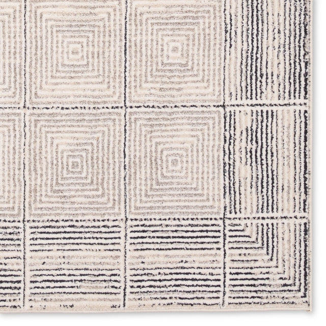 Jaipur Quadrant By Label J Quadrant Eva03 Tan/Taupe Rug.