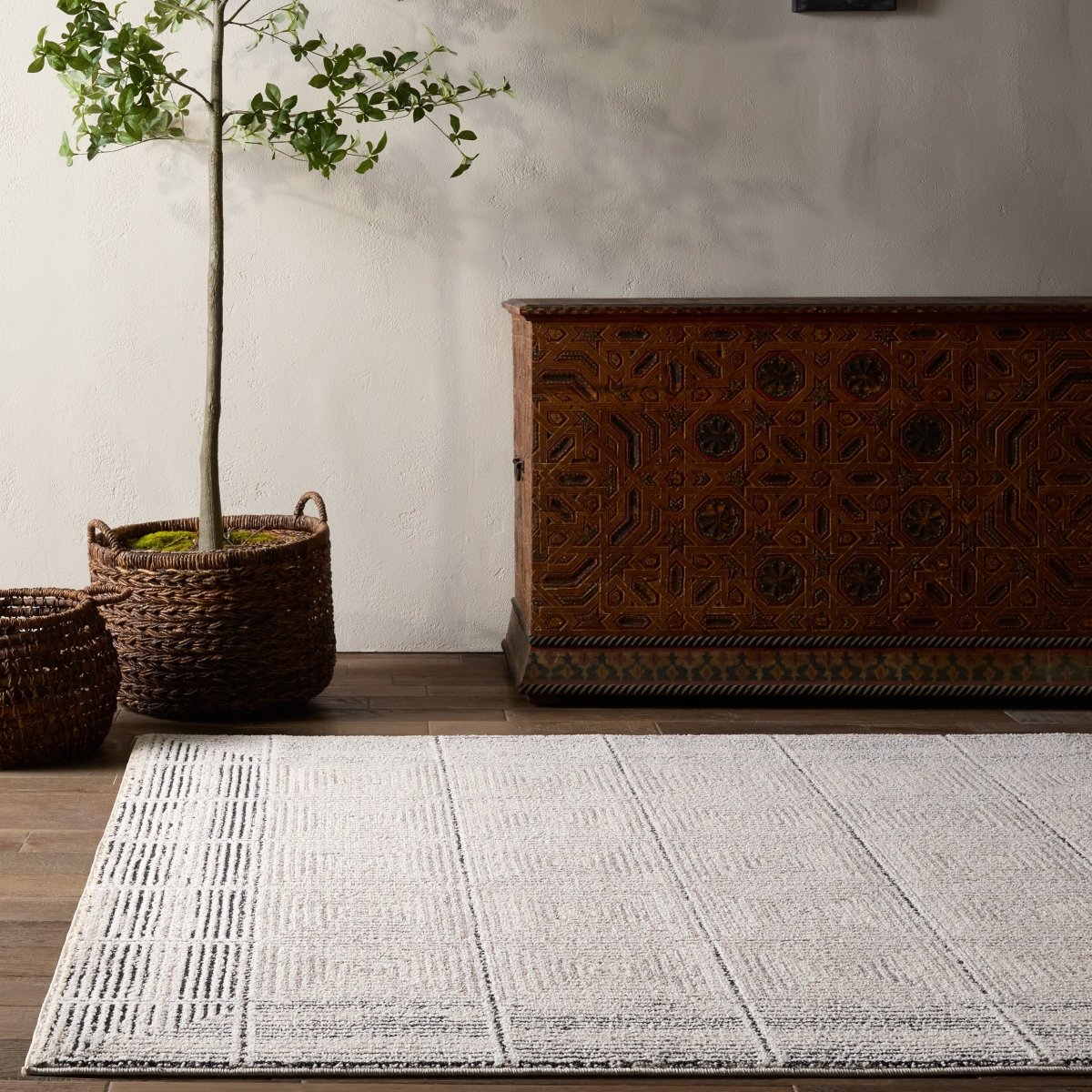 Jaipur Quadrant By Label J Quadrant Eva03 Tan/Taupe Rug.