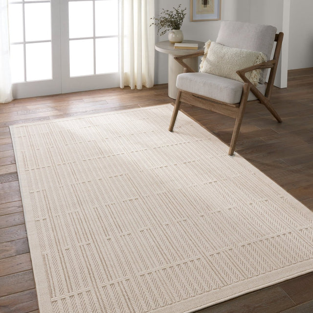Jaipur Quantum By Label J Quantum Cnt04 Cream/Beige Rug.