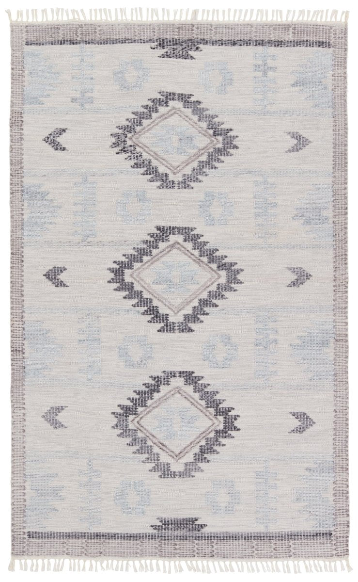 Jaipur Revelry Winger Rvr03 Silver/Black Rug.