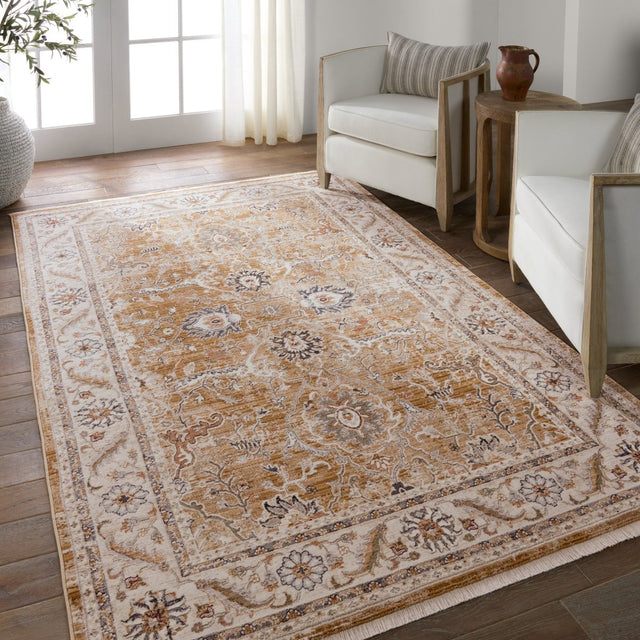 Jaipur Romano By Label J Romano Zfa18 Brown/Cream Rug.