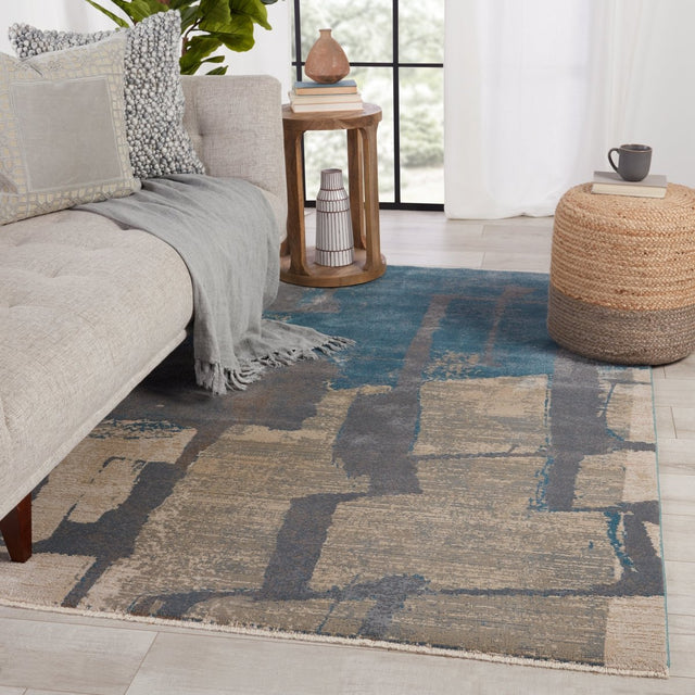 Jaipur Sanaa By Nikki Chu Lehana Sbc12 Blue/Gray Rugs.