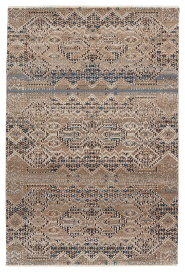Jaipur Sanaa By Nikki Chu Tamari Sbc09 Tan/Blue Rugs.
