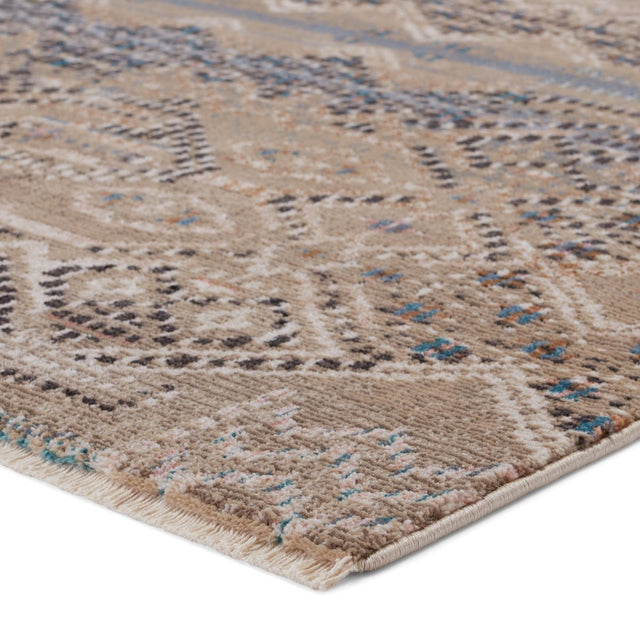 Jaipur Sanaa By Nikki Chu Tamari Sbc09 Tan/Blue Rugs.