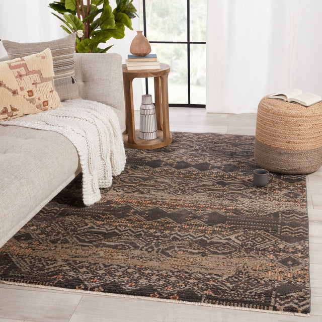 Jaipur Sanaa By Nikki Chu Tamari Sbc10 Black/Light Pink Rugs.