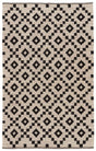 Jaipur Scandinavia Nordic Croix Scn01 Antique White / Ebony Rugs.