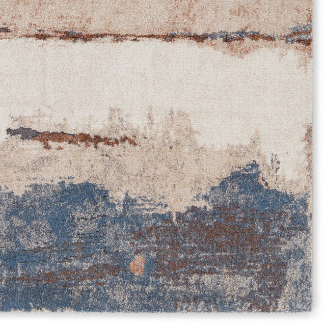 Jaipur Sobia By Label J Sobia Frr09 Tan/Blue Rug.