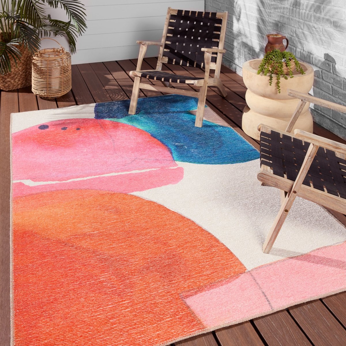 Jaipur Sonic By Label J Sonic Ibs06 Pink/Multicolor Rug.