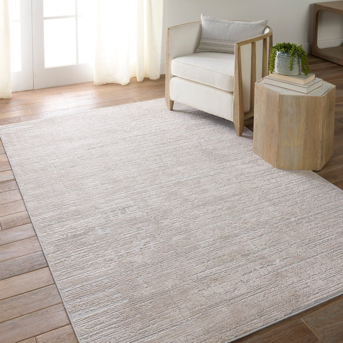 Jaipur Sundar Chamisa Sud09 Beige/Gray Rug.