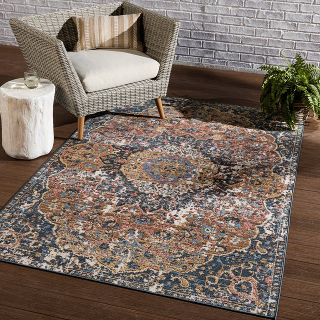 Jaipur Swoon Akela Swo15 Dark Blue Rug.