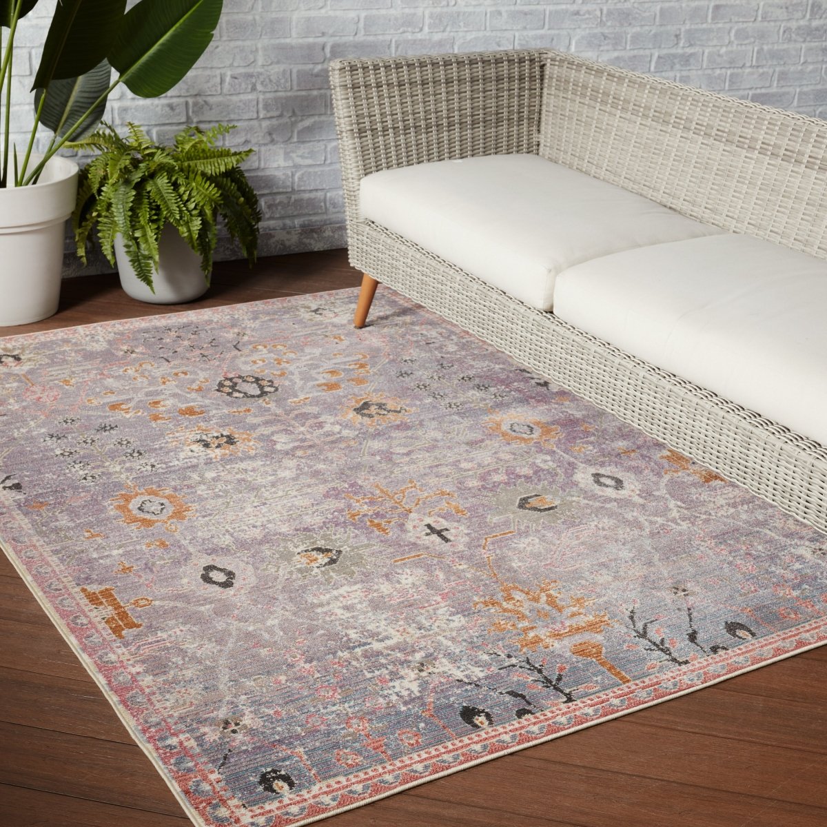 Jaipur Swoon Elva Swo07 Purple/Gold Rugs.