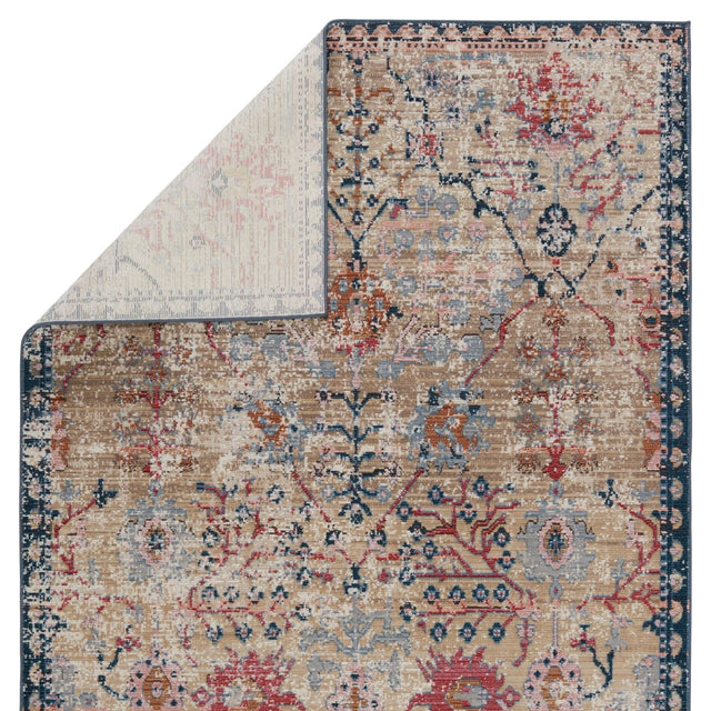 Jaipur Swoon Elva Swo11 Tan/Blue Rugs.