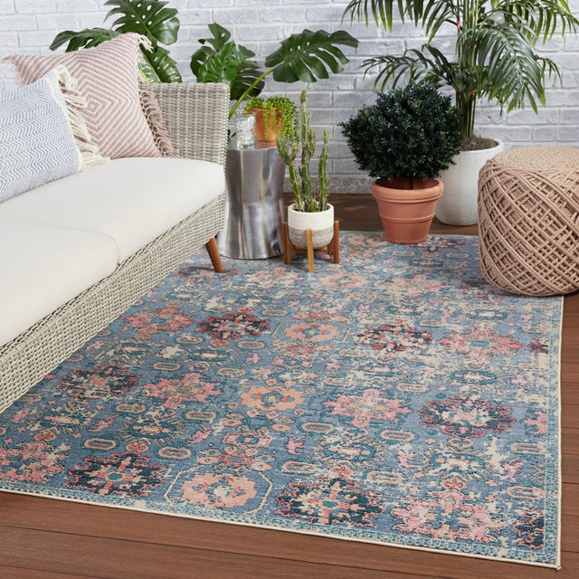 Jaipur Swoon Farella Swo10 Blue/Pink Rugs.