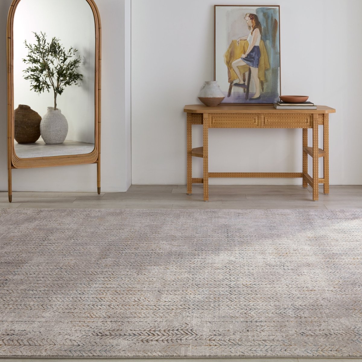 Jaipur Sylvana By Label J Sylvana Mel11 Gray/Blue Rug.